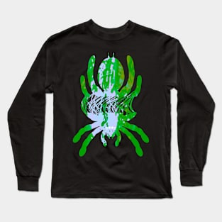 Tarantula Silhouette V72 (Tie Dye) Long Sleeve T-Shirt